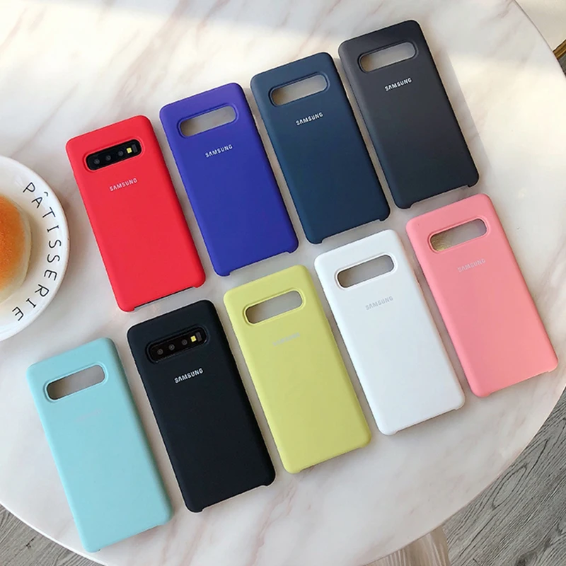Для Samsung Galaxy S10 S9 S8 Plus чехол Жидкий силиконовый для телефона Note 9 8 S10+ S8+ S9+ S10e s9