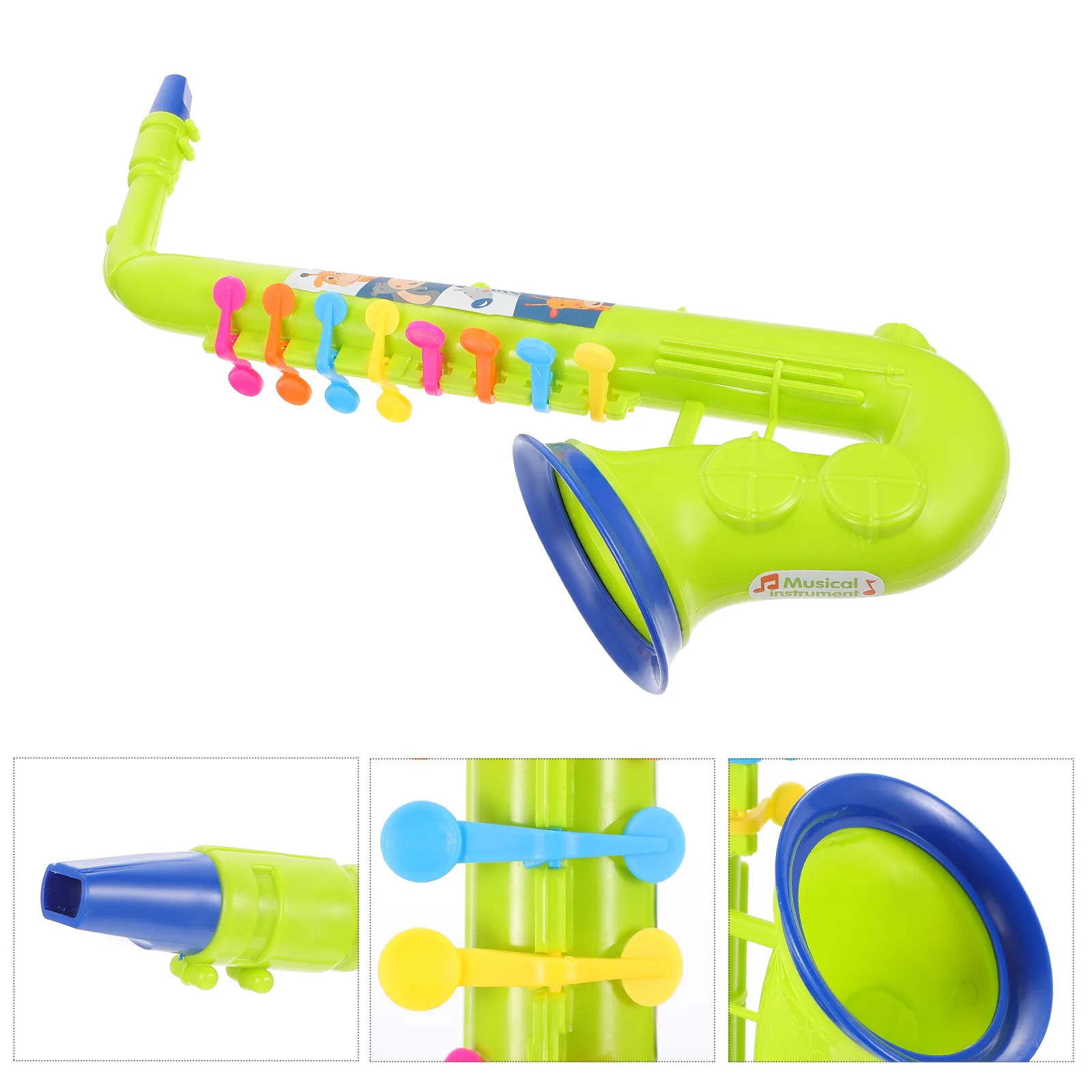 

Детский саксофон, музыкальный инструмент, труба, игрушки, музыка для детей, малышей, обучающая модель из пластика