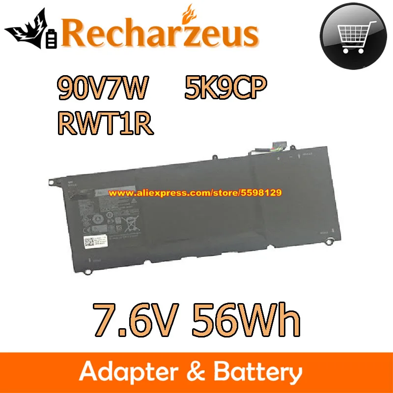 Аккумулятор для ноутбука 56Wh 7 6 V 90V7W JD25G DIN02 Dell XPS 13 9343 9350 Series P54G002 13-9350-D4505 13-9350-D3708
