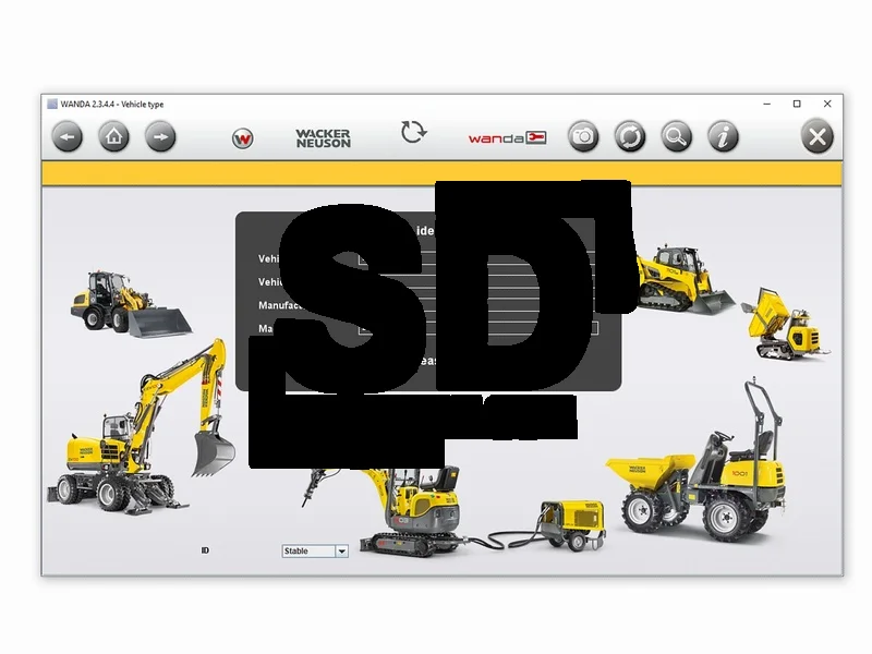 Фото Диагностический комплект AutoDVD WACKER NEUSON (CANFOX) с интерфейсом и кабелями №3