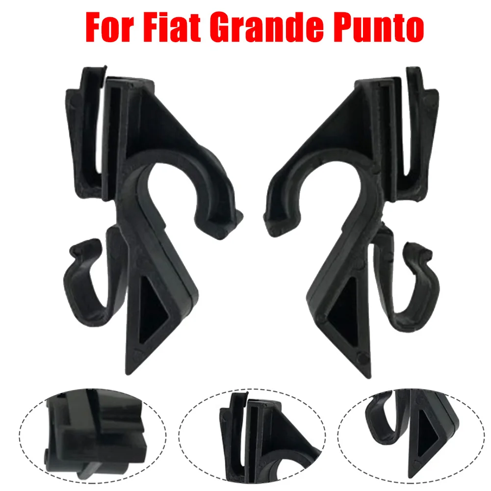 

Pair For Fiat Grande Punto Rear Parcel Shelf Clips Plastic 71719952 71719953 Car Accessories High-quality Clip Fasteners