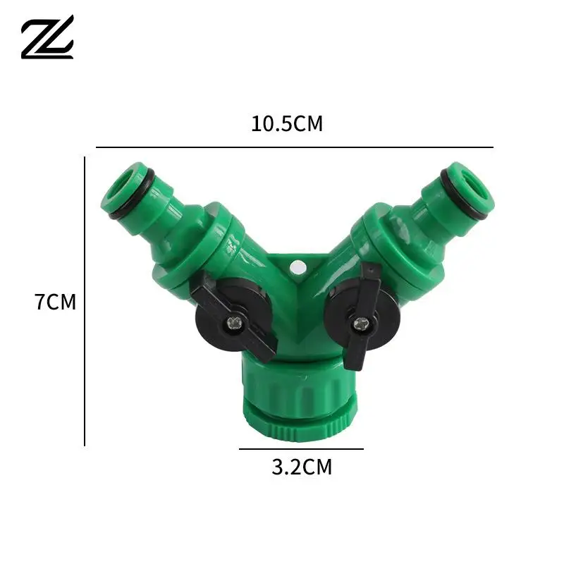 

Y-образный соединитель, быстросъемная лента, 1 шт., адаптер для системы капельного орошения, 2-ходовой клапан для садового орошения G3/4"