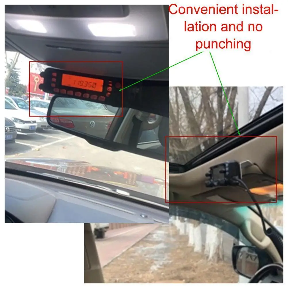 

Universal Car Intercom Cell Phone Mount Hook Bracket Hanger For Walkie Talkie W9I9