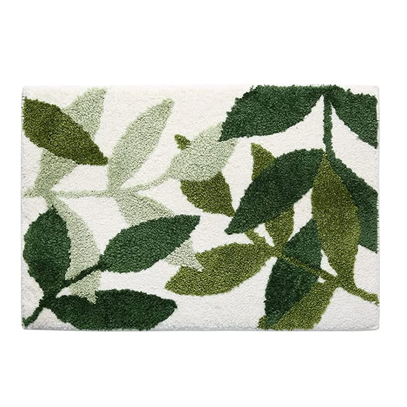 

ABSF Bath Rug Non Slip Mat, Durable Water Absorbent Bathroom Rug With Non-Slip Bath Mat For Shower Tub Bathroom Floor