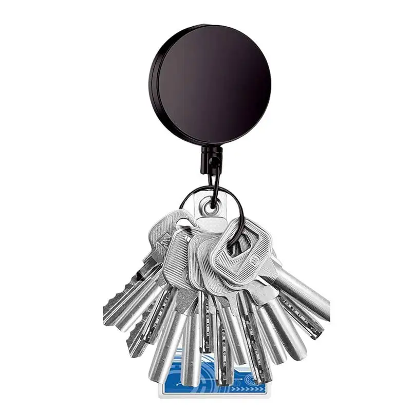 

Keychain Retractable Belt Clip Zinc Alloy Badge Reels Retractable Key Chain Key Rings For Name Card Keychain For Nurses/Office