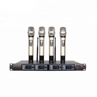 wireless microphone system uhf professional microphone 4 channel dynamic professional 4 handheld karaoke stage ktv home mic