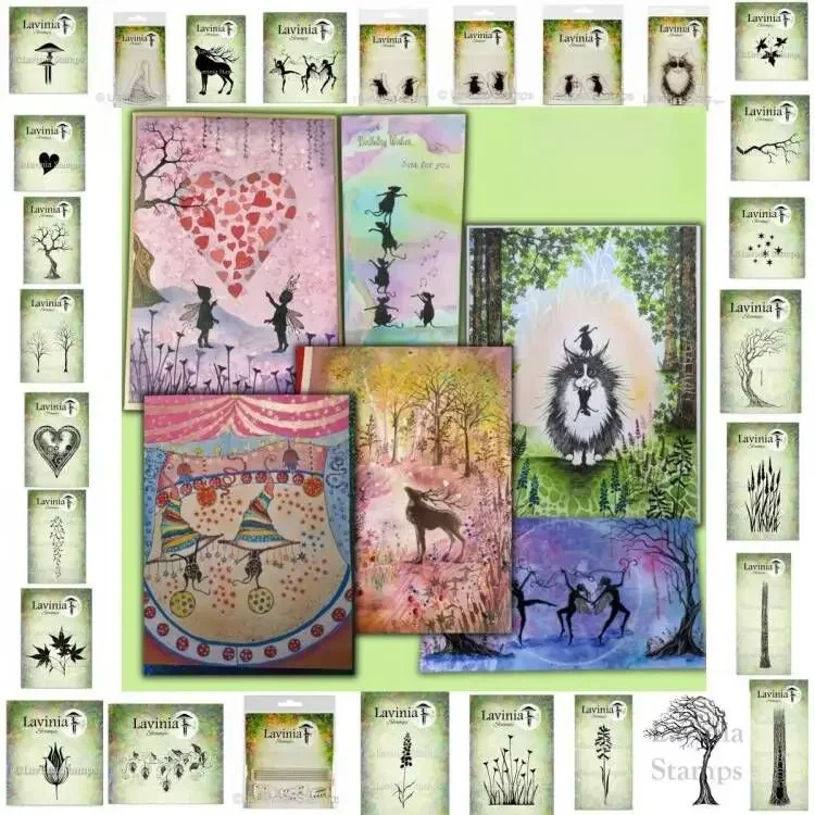 Прозрачные штампы серии животных и эльфов для рукоделия изготовление