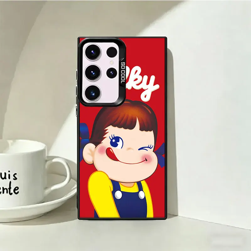 Чехол для телефона F-Fujiya M-Milky P-Peko C-chan с мультяшным принтом для Samsung S26 Ultra S25 Edge S24 FE S23 FE S22 Plus Galaxy S21 S20. (art.: 3920dd0cc378f) - 3920dd0cc378f