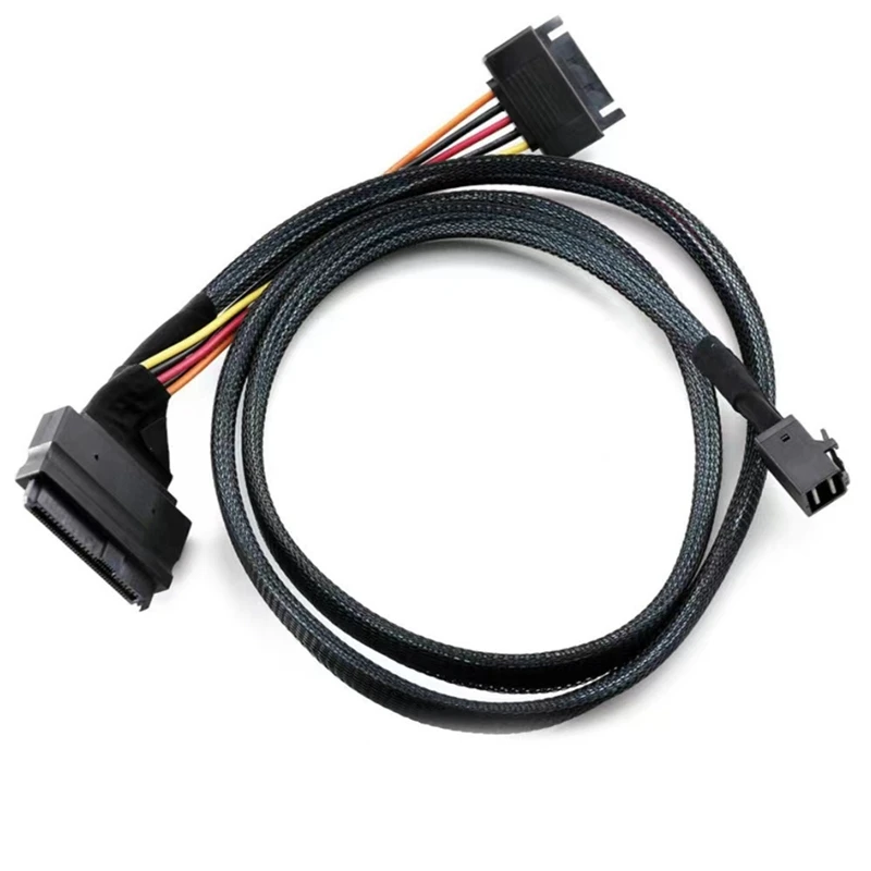 Карта адаптера M.2 к U.2 SFF-8639 Конвертер протокола PCI-E4.0 NVME SFF-8643 Многофункциональный