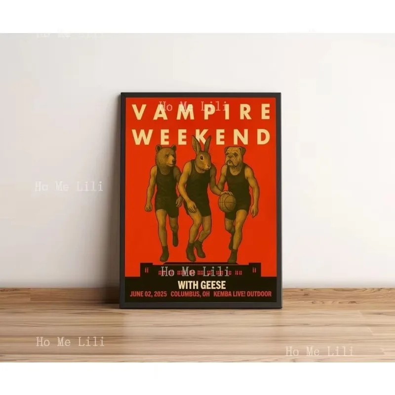 Фото Постер с принтом на холсте «Вампир» к туру Weekend 2025, 2 июня, Kemba Live Columbus, без рамки №1