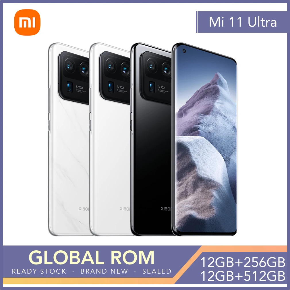 Cena Globalny ROM Xiaomi Mi 11 Ultra 12GB 512GB 256GB Snapdragon 888 50MP Potrójne Kamery 120HZ AMOLED Wyświetlacz 5000mAh Smartphone Cena Globalny ROM Xiaomi Mi 11 Ultra 12GB 512GB 256GB Snapdragon 888 50MP Potrójne Kamery 120HZ AMOLED Wyświetlacz 5000mAh Smartphone