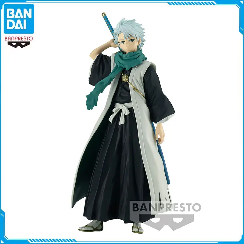

Original Banpresto Anime Solid and Souls Bleach 14cm Hitsugaya Toushirou PVC Action Figures Collectible Model Toy Gifts