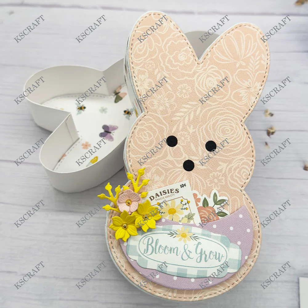 KSCRAFT Nesting Peeps металлические трафареты для резки DIY Скрапбукинг декоративное