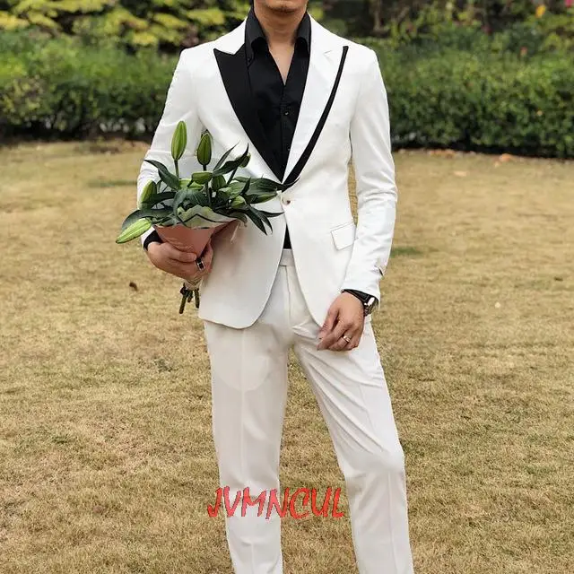 

Новые модные повседневные мужские костюмы с брюками, клубный смокинг, уличная одежда Erkek Mont, костюм в британском стиле, мужской облегающий п...