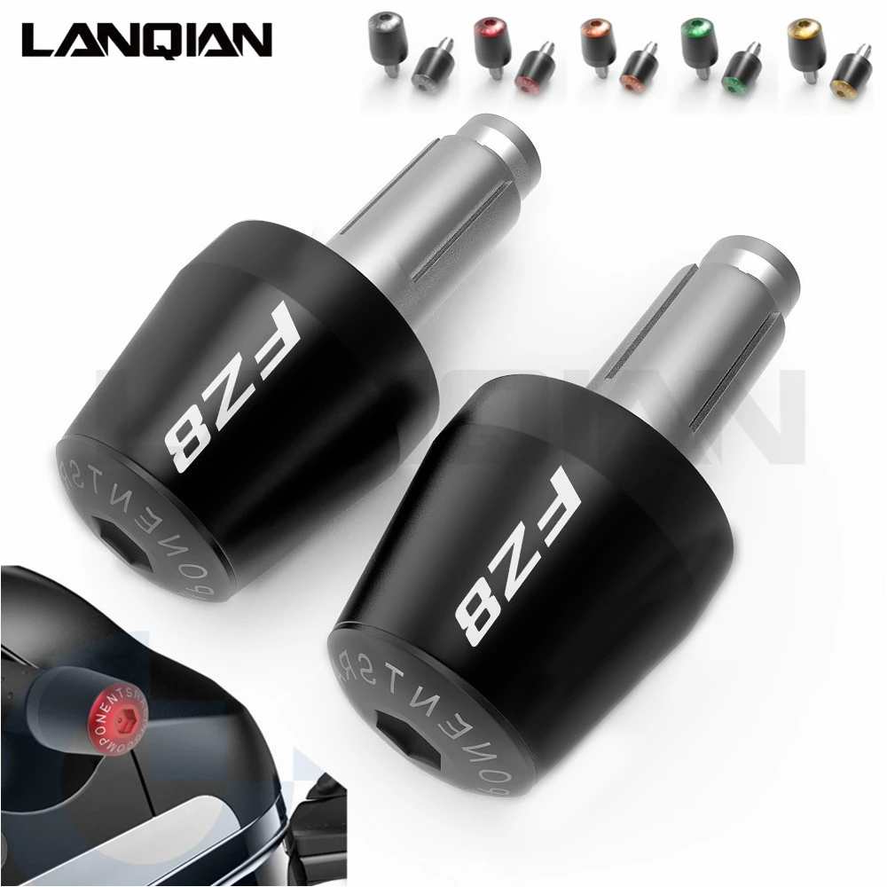 

Motorcycle Grips End Plug Slider Handlebar Ends Handle Bar Cap Cover For Yamaha FZ8 FZ 8 2010-2018 2012 2013 2014 2015 2016 2017