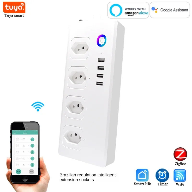 

Смарт-розетка ZigBee с Wi-Fi и таймером