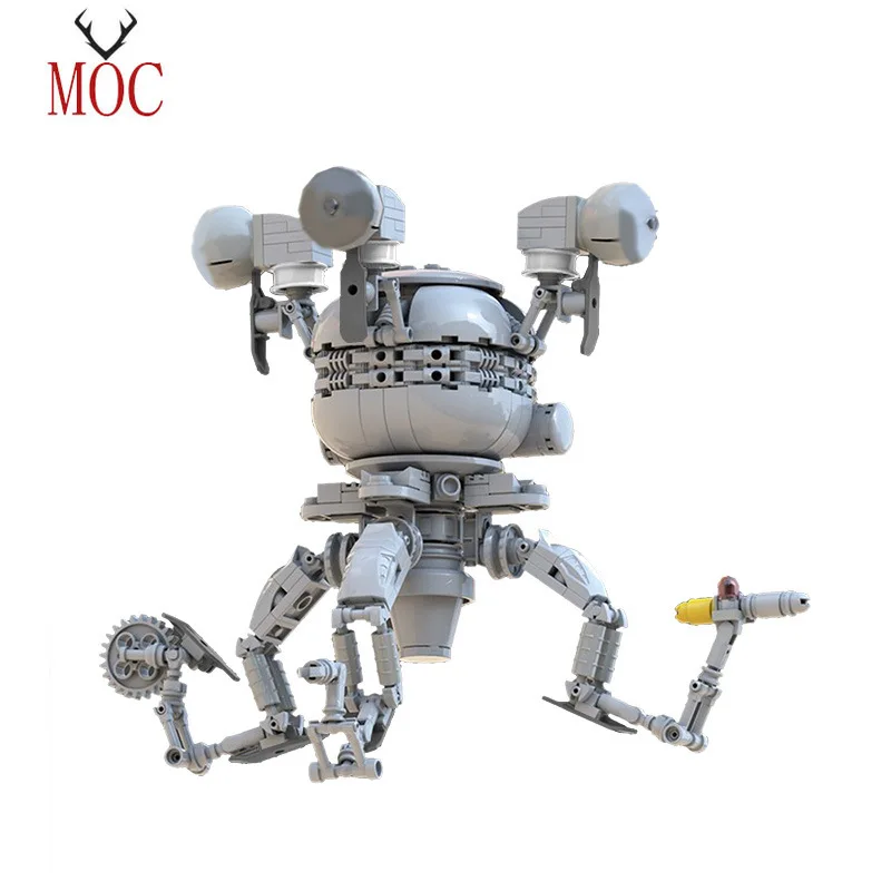 MOC Mr. Handy MODEL BUILDING BLOCKS Fallout 76 game series robot modular bricks diy toys for kids