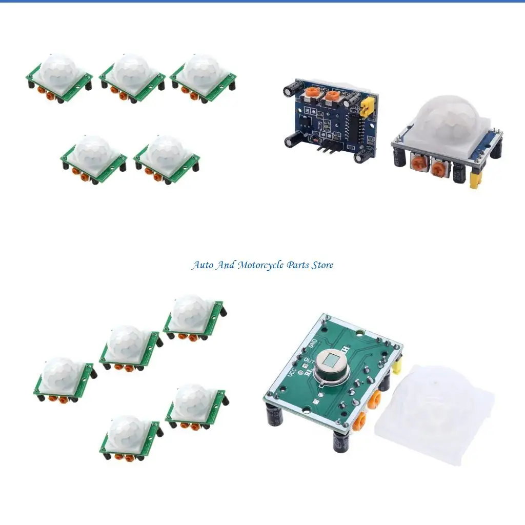 Фото P9FD 5PCS HC SR501 Модуль датчика движения с низким энергопотреблением для систем сигнализации №1