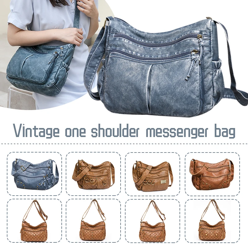 Purses and Handbags for Women Large Hobo Shoulder Bags Soft Pu Leather Multi-Zipper Pocket Tote Bag Large Capacity Daily Bag