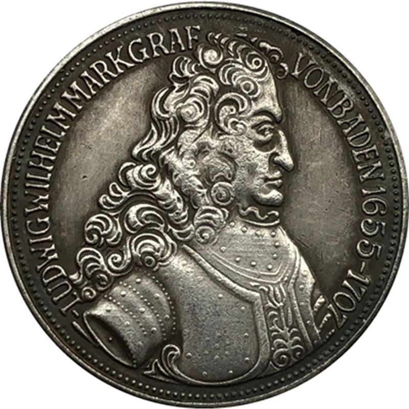 

Germany, Federal Republic, 5 Mark, 1955 G Silver Plated Copy Coin
