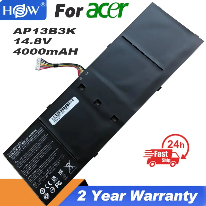Новый аккумулятор для ноутбука AP13B3K Acer Aspire V5 R7 V5-572G V5-573G V5-472G V5-473G V5-552G M5-583P V5-572P R7-571