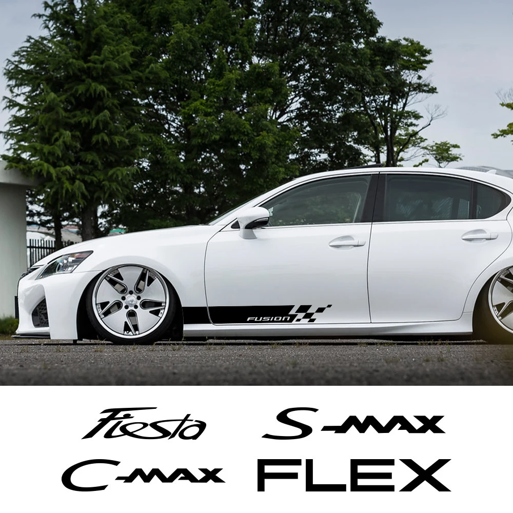 Наклейка на дверь автомобиля для Ford C S MAX экспедиция Fiesta FIGO FLEX Fusion GALAXY GT KA PUMA RANGER
