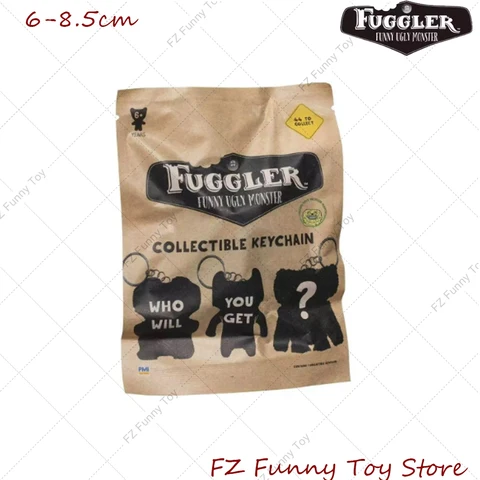 Fuggler оригинальная фигурка 6-8 см, модель игрушки, уродливые зубы, монстры, ПВХ, АБС-пластик, милый маленький брелок, настольный слепая коробка, подарки