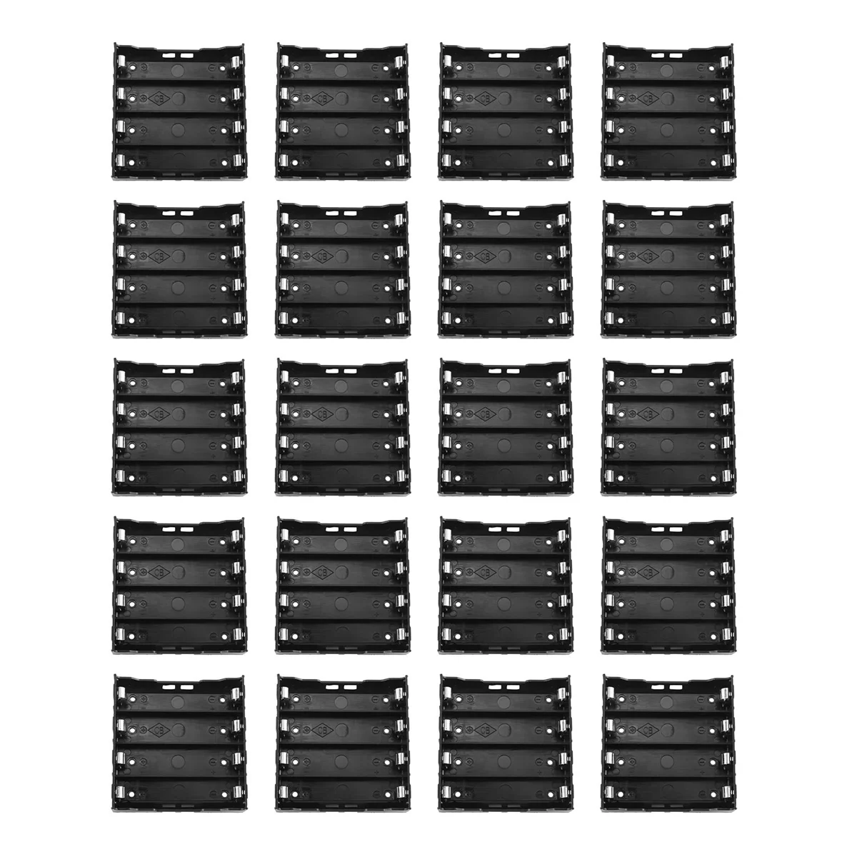 

20Pcs Battery Holder Box Case Black for 4X 13.7V