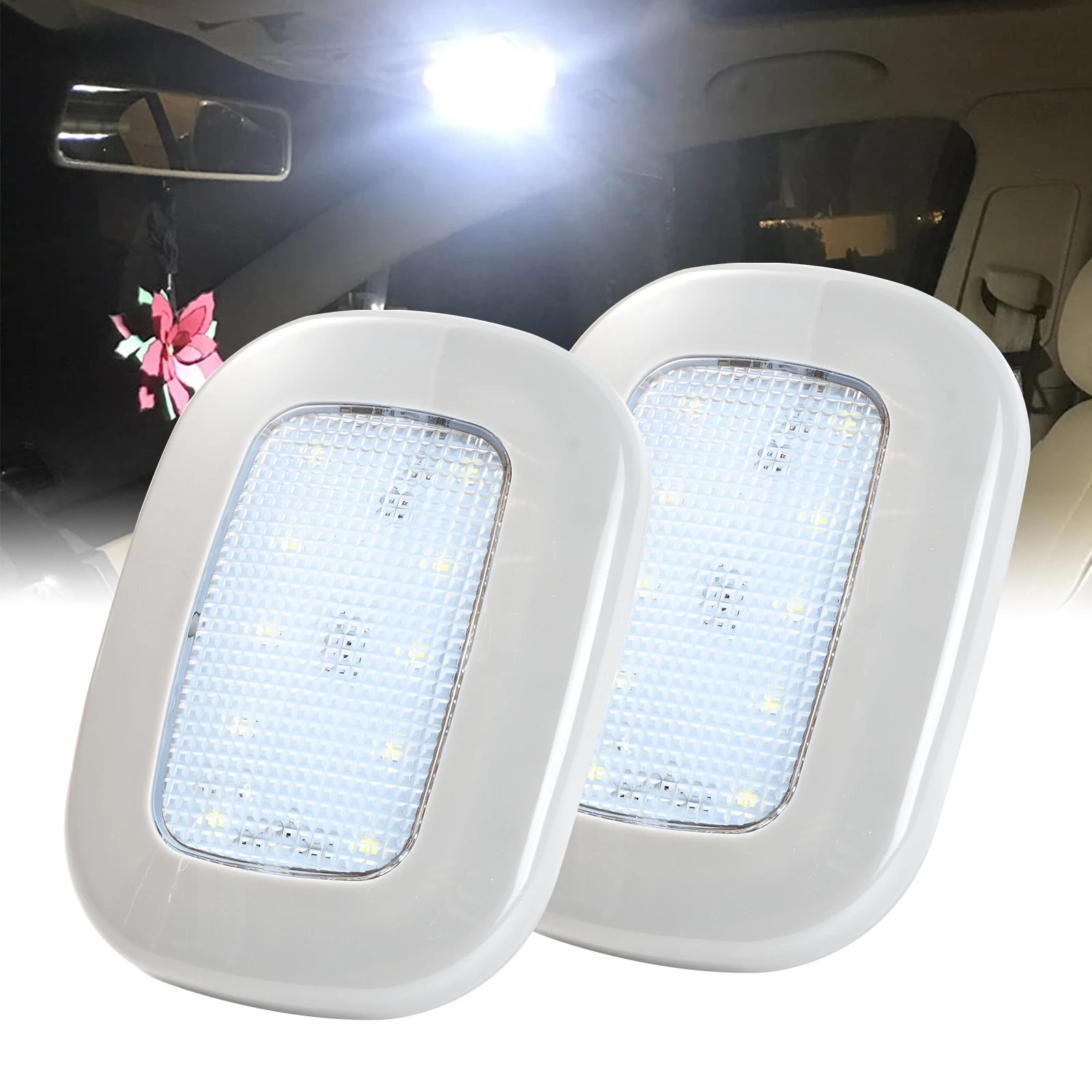 Лампы потолочные 2 шт. для VW Golf MK7 7 5 GTD GTI R Jett Passat B6 B7 B8