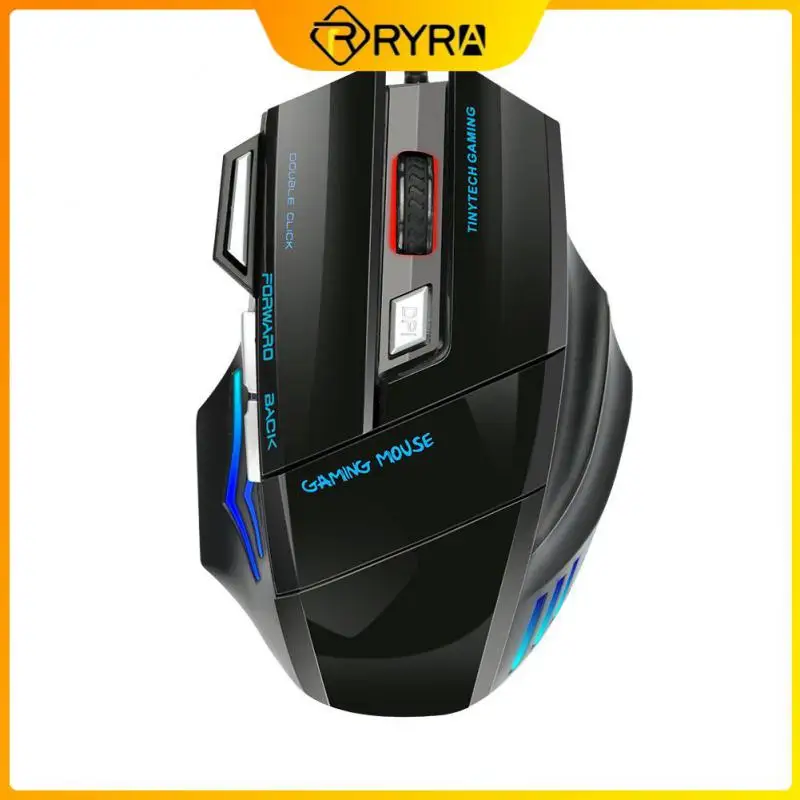 

RYRA Wireless Mouse Usb Computer Wired Mouse Office Computer With Light Portable Wireless Mouse For Pc gamer cabinet Accessories
