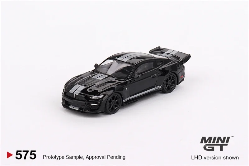 Mini GT 1:64 Shelby GT500 Dragon Snake Concept Черная литая под давлением модель автомобиля с левым