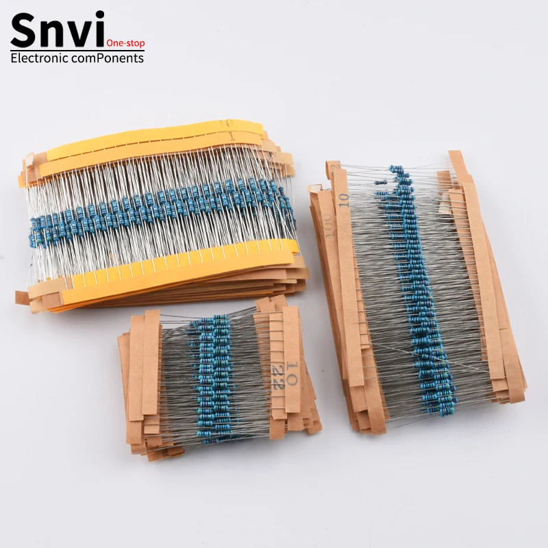 Snvi 600 шт./компл. 30/41 видов сопротивления 1/4 Вт 1% комплект металлопленочных