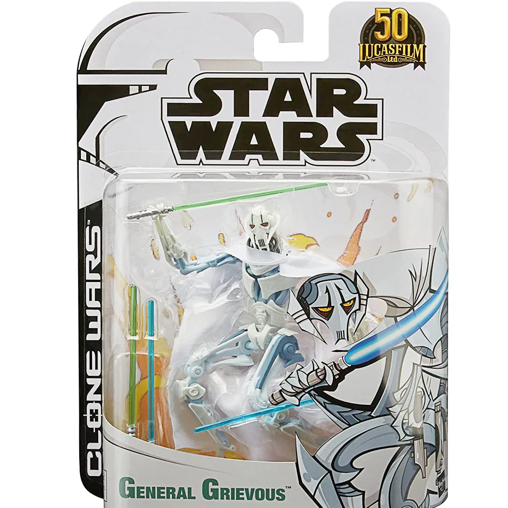 

In Stock Star Wars The Black Series General Grievous 6-Inch Action Figure Clone Wars Collectible Model Toy Gift