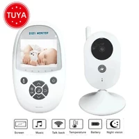 2 4 inches wireless baby crying detection temperature detection baby camera two way audio talk hd full color night security cam