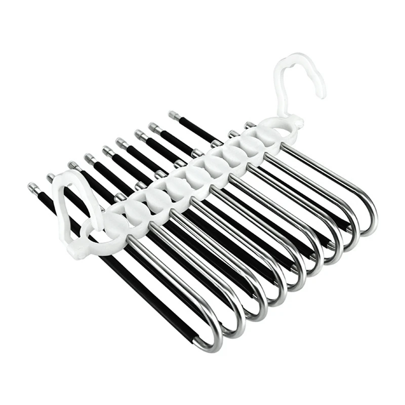 

Многофункциональная многослойная вешалка для штанов из нержавеющей стали, подставка для домашнего хранения, телескопические складные шта...