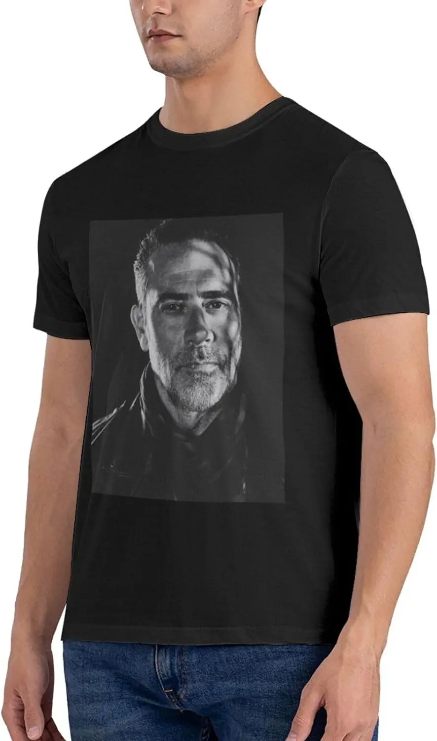 Футболка Jeffrey Dean Morgan с круглым вырезом Negan футболка короткими рукавами футболки