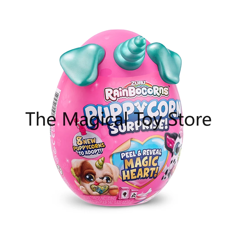 Фото Оригинальное яйцо-сюрприз ZURU Rainbow Puppy Popcorn Magic Egg 2-го поколения, мини-игрушка Wangxing, подарок на день рождения для детей №2