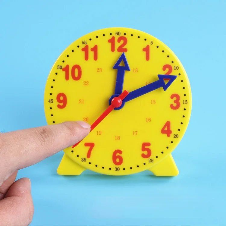 

Children Montessori Clock Educational Toys Hour Minute Second Cognition Colorful Clocks Toys Kids Early Preschool Teaching Aids