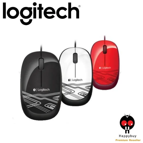 

(PROMO) Logitech M105 USB Wired Mouse BLACK WHITE RED (910-002920/910-002932/910-002933)