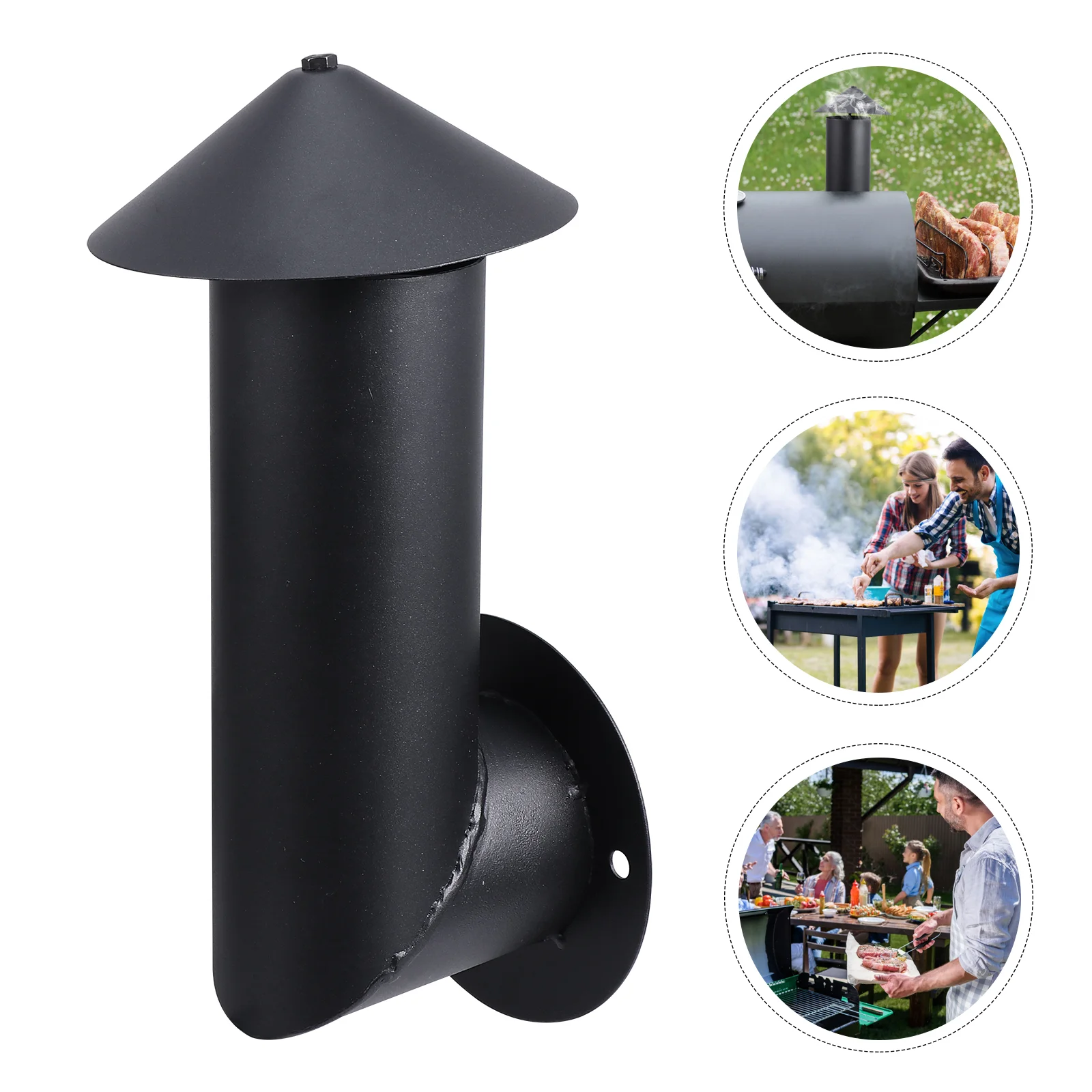 

Pellet Grill Stack Replacement Part Chimney Compatible for Traeger and Pellet Grills Smokers