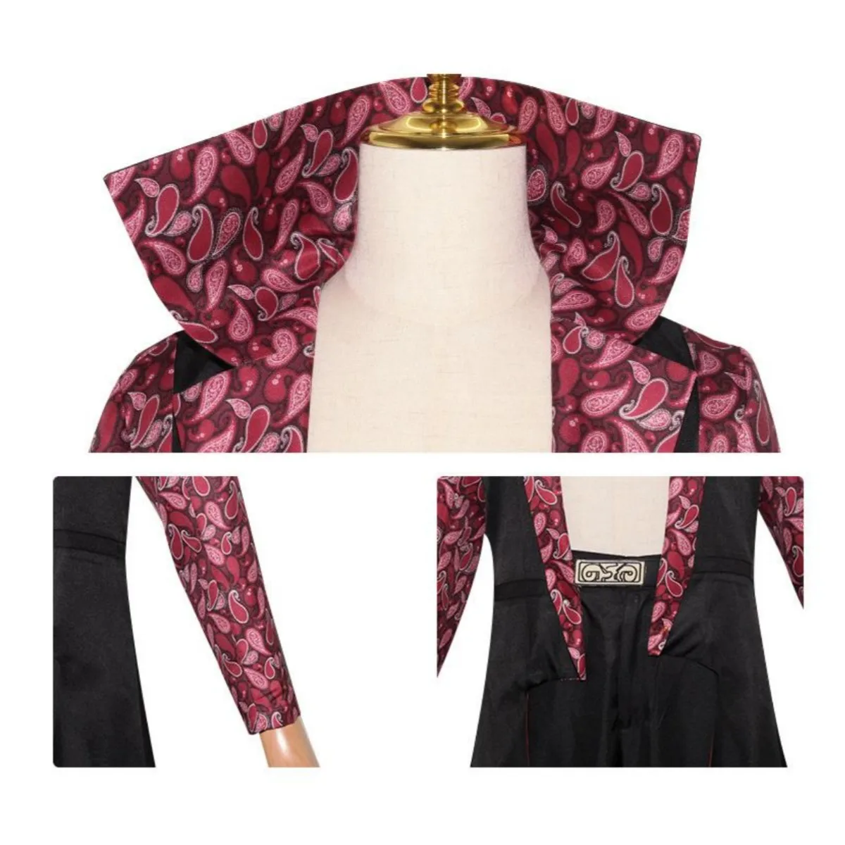 Живые боевые фильмы Дракулы Михоке Косплей Костюм Плащ с воротником-стойкой и