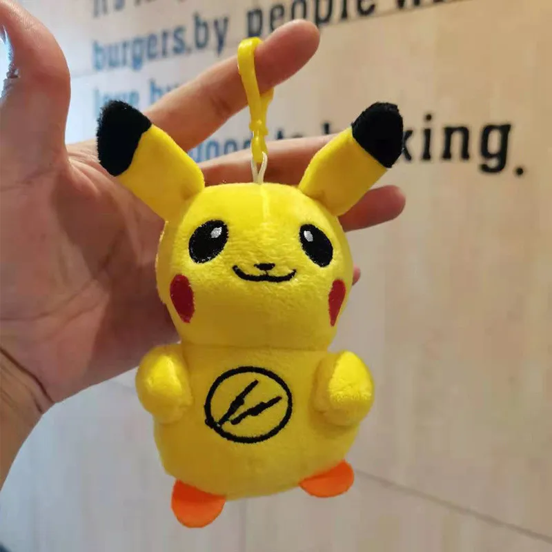 

Plush Cute Pikachu Keychain Anime Pokemon Backpack School Bag Pendant Coin Purse Accessories Kids Toys Kids Gifts Christmas Gift