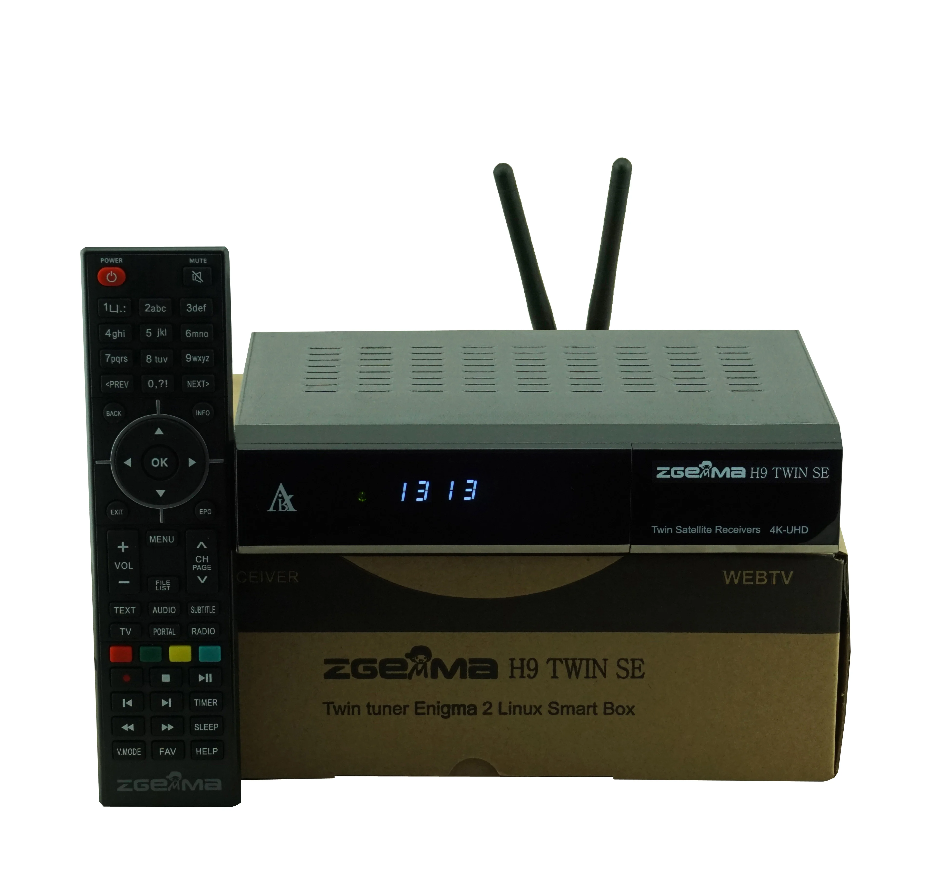 Оригинальный 4K UHD Zgemma box H9 TWIN SE 2 * CI + Linux E2 и android dual OS DVB-S2X TV twin спутниковый ТВ