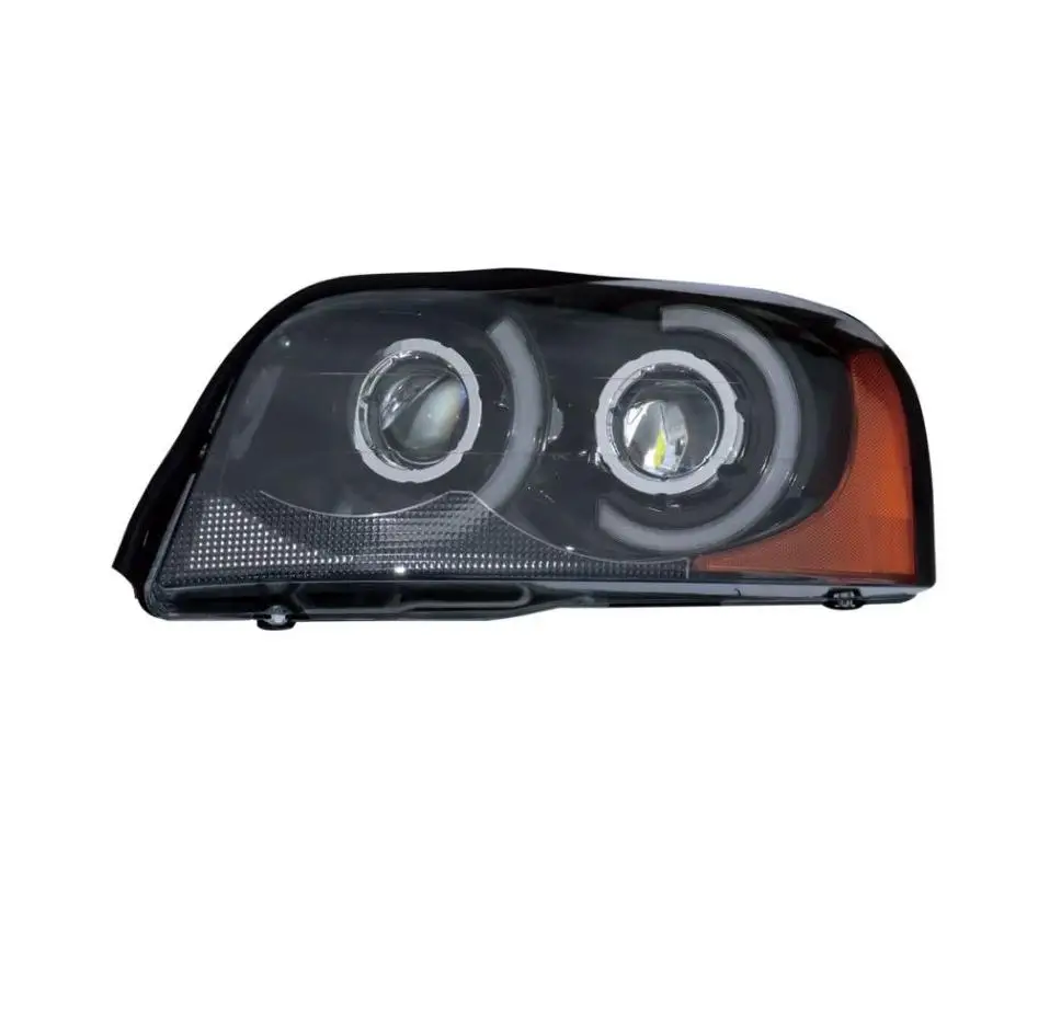 

1 шт. передняя светодиодная фара автомобиля для Volvo XC90 2004-2013, прозрачная светодиодная фара