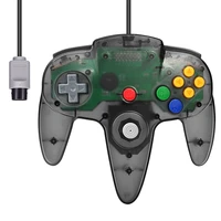 classic wired controller joystick compatible with nintendo 64 n64 game system %ef%bc%88transparent black%ef%bc%89