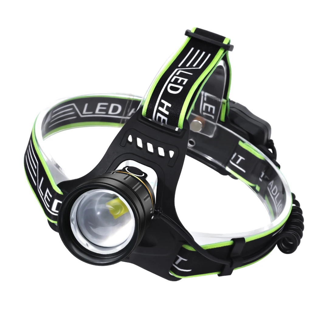 

Светодиодный Мощный налобный фонарь, Аккумуляторный Телескопический фонарь с датчиком использования аккумулятора, индукционный, для рыбалки, кемпинга
