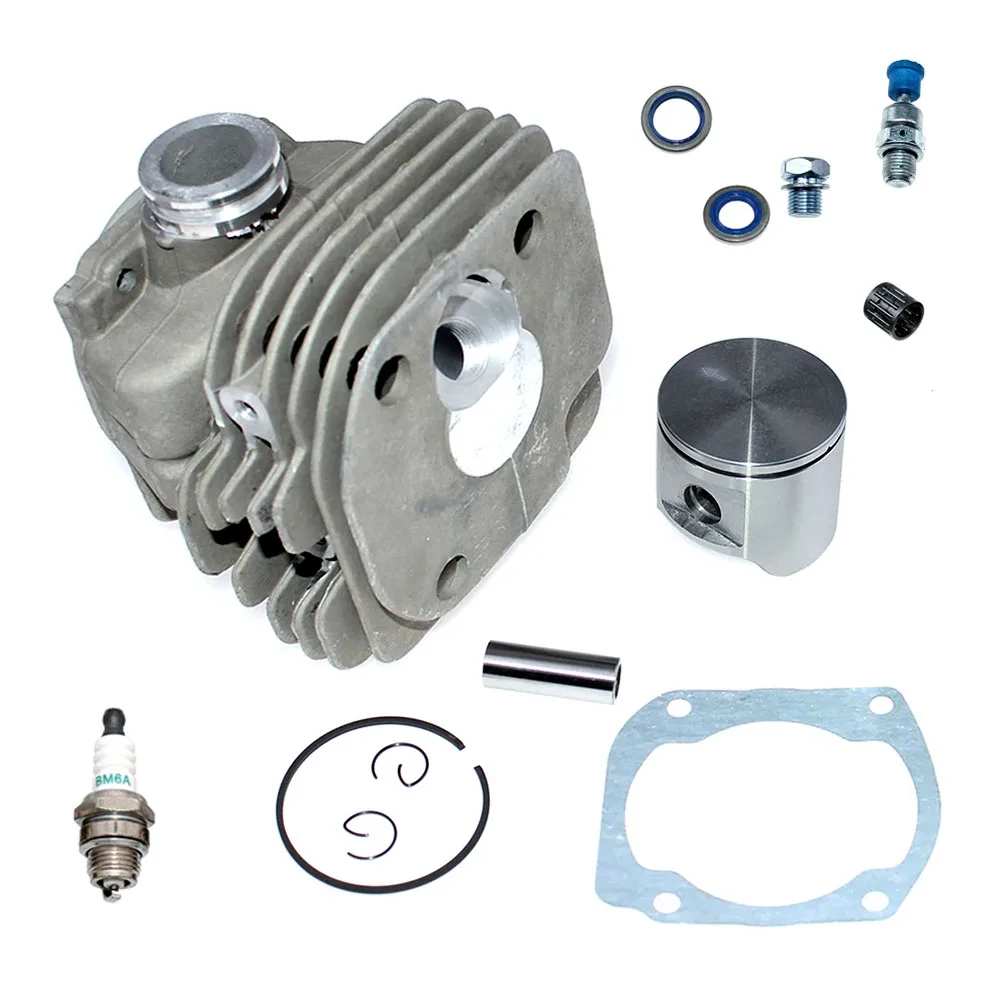 Комплект поршня цилиндра 50 мм подходит для Husqvarna 362 365 371 372 375 Jonsered 2063 2071 2163 2171 CS2163