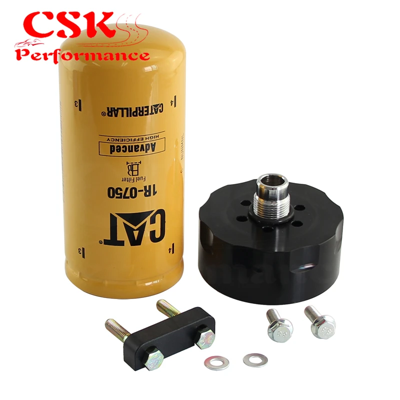 

CAT Fuel Filter Adapter Kit Fit For 01-16 Chevy GMC Duramax LB7/LLY/LBZ/LMM/LML 6.6L