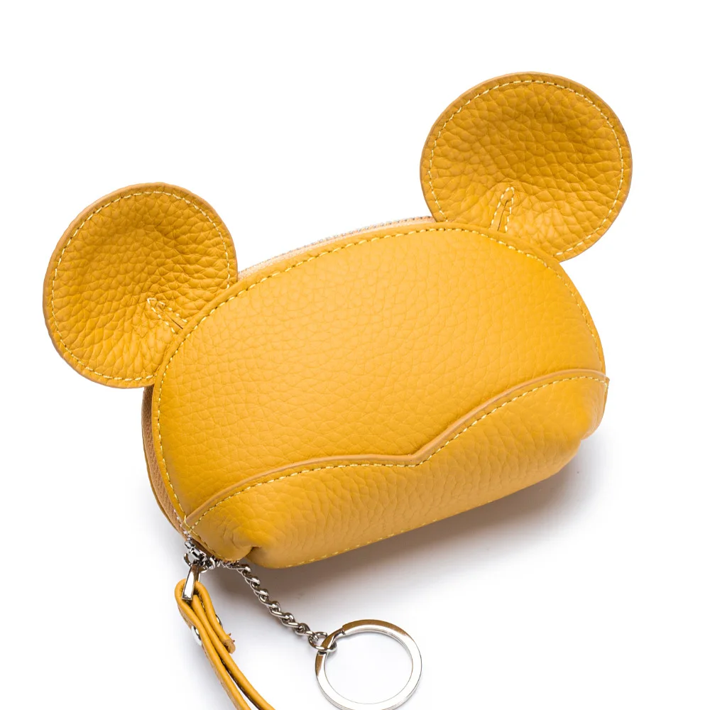 

Coin Purse Women Bag Clutch Card Bag Leather Mini Coin Purse Female Cute Portable Multifunctional Key Case Candy Colors