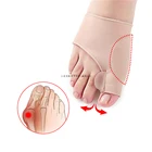 1 пара, носки для педикюра, для костей ортопедический, коррекция большого пальца пальцев ног, инструмент для ухода за разделитель для ноги